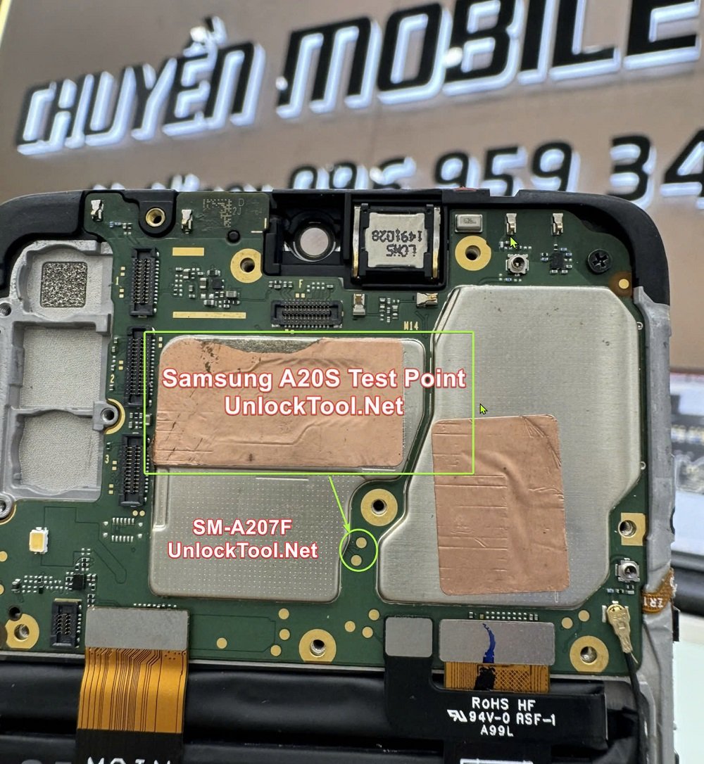 Samsung Galaxy A20s Sm A207 Test Point / EDL Point